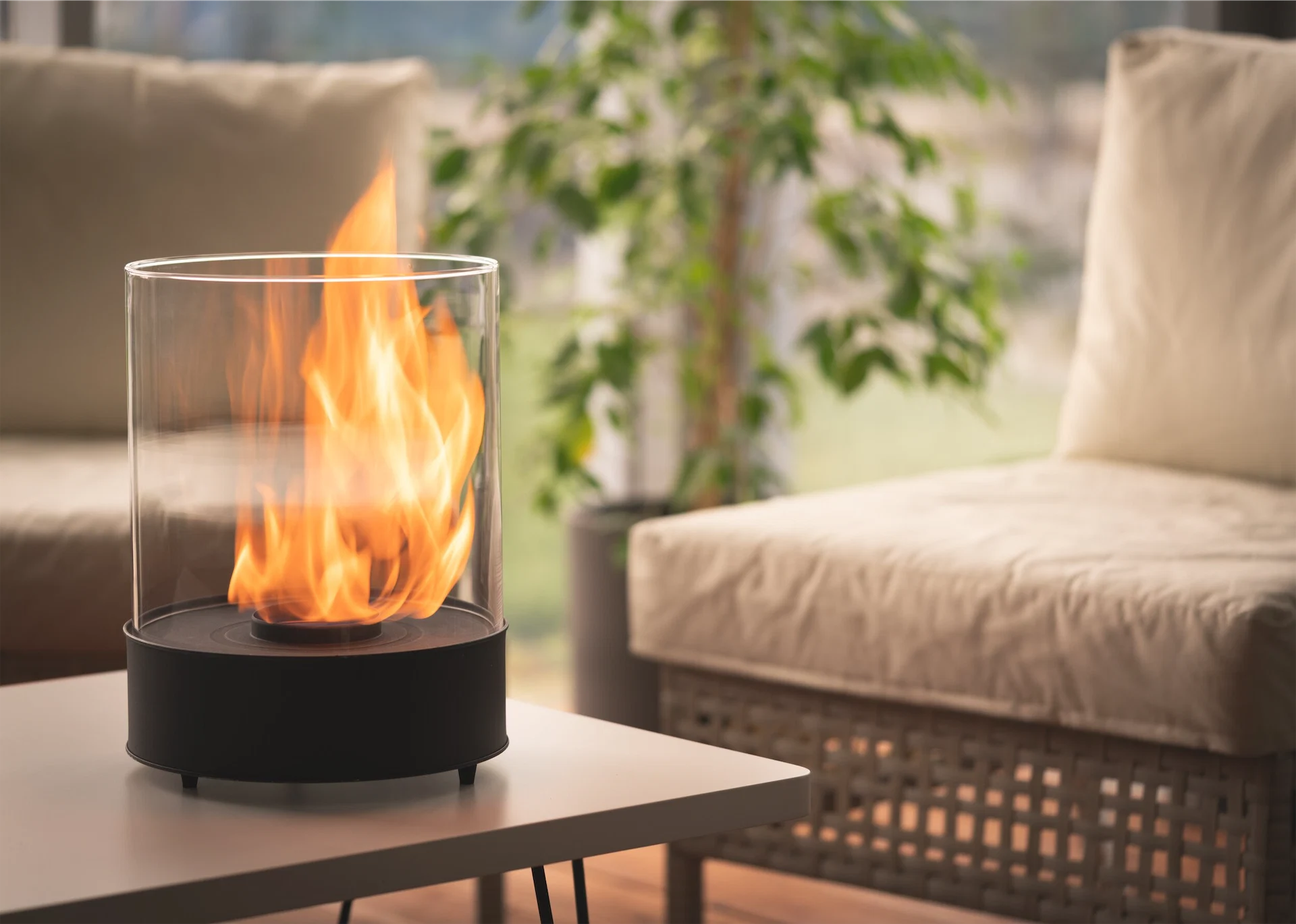 Chantico Glassfire Bio-Ethanol Tabletop Fireplace