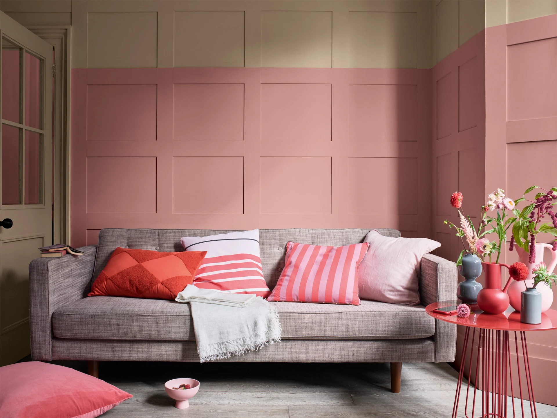 Pink Sandstone and Brave Ground, Dulux