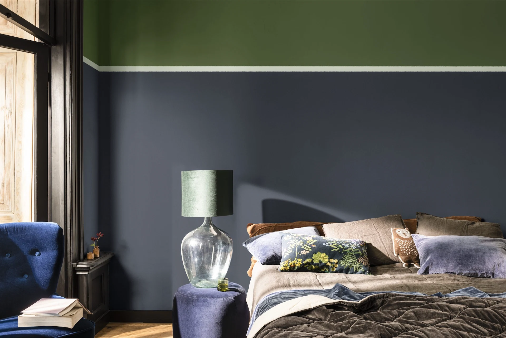Tranquil Dawn, Sapphire Splendour and Forest Shade, Dulux
