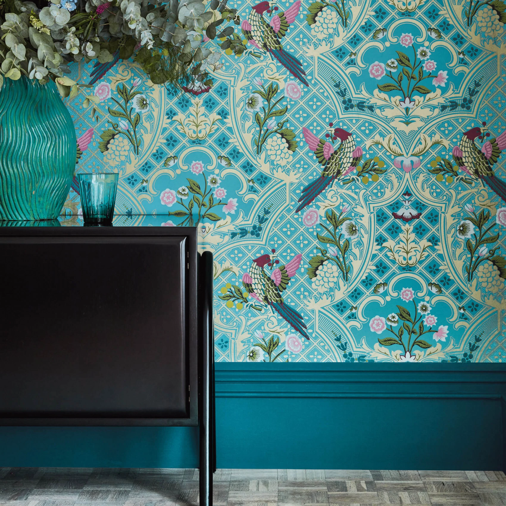 Brodsworth wallpaper, €128, Little Greene