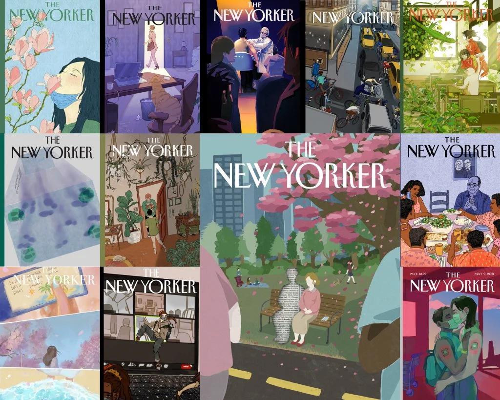 These post-pandemic ‘New Yorker’ covers by illustration students have gone viral for a lovely reason