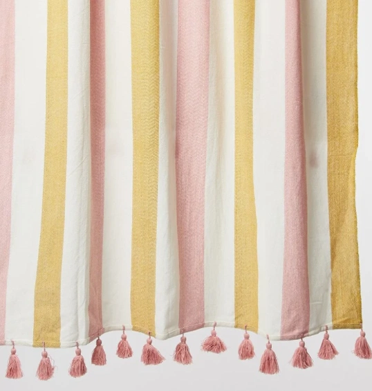 Striped Tassel Hammam towel, €23.50, Oliver Bonas