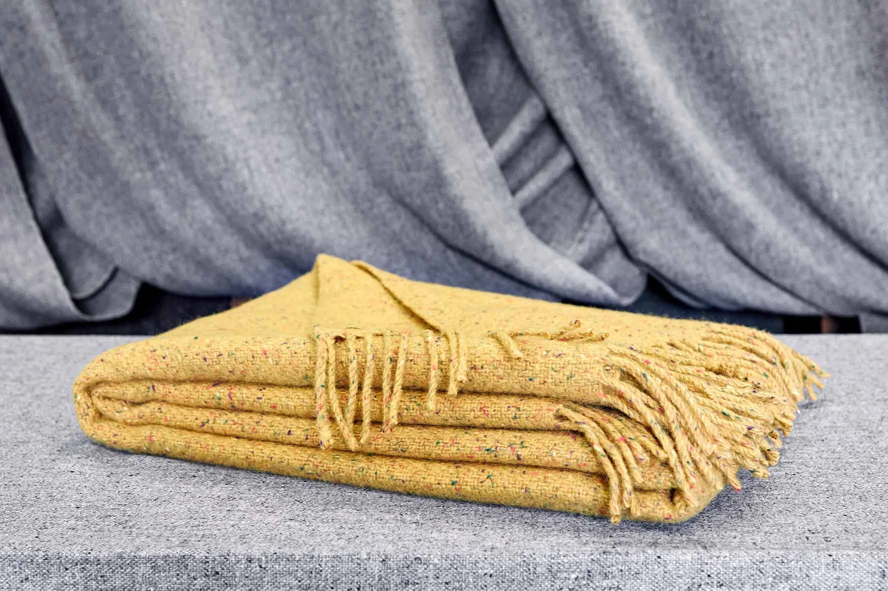 Throw, €160, Eddie Doherty Handwoven Tweed