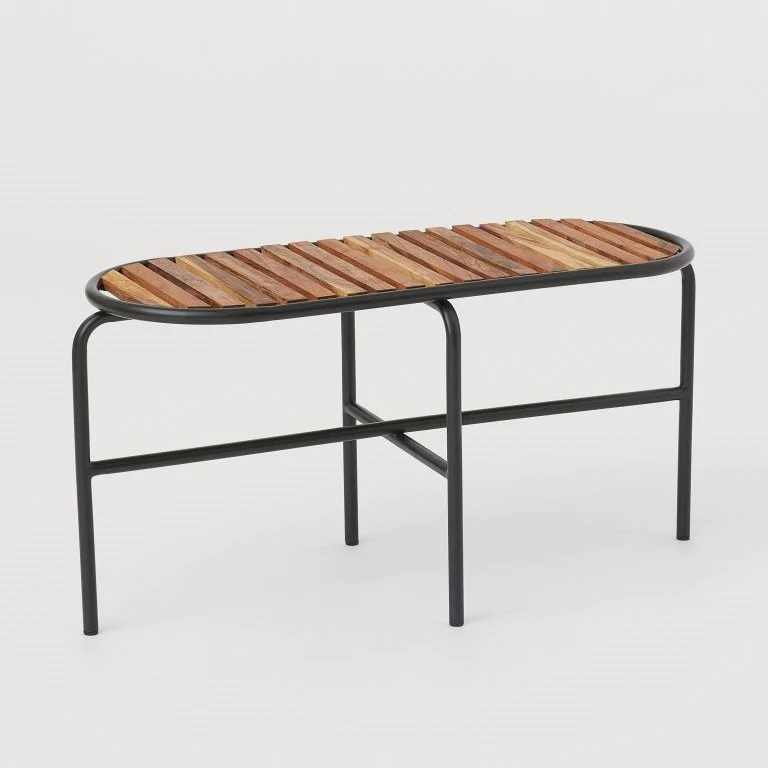 Wooden bench, €69.99, H&M
