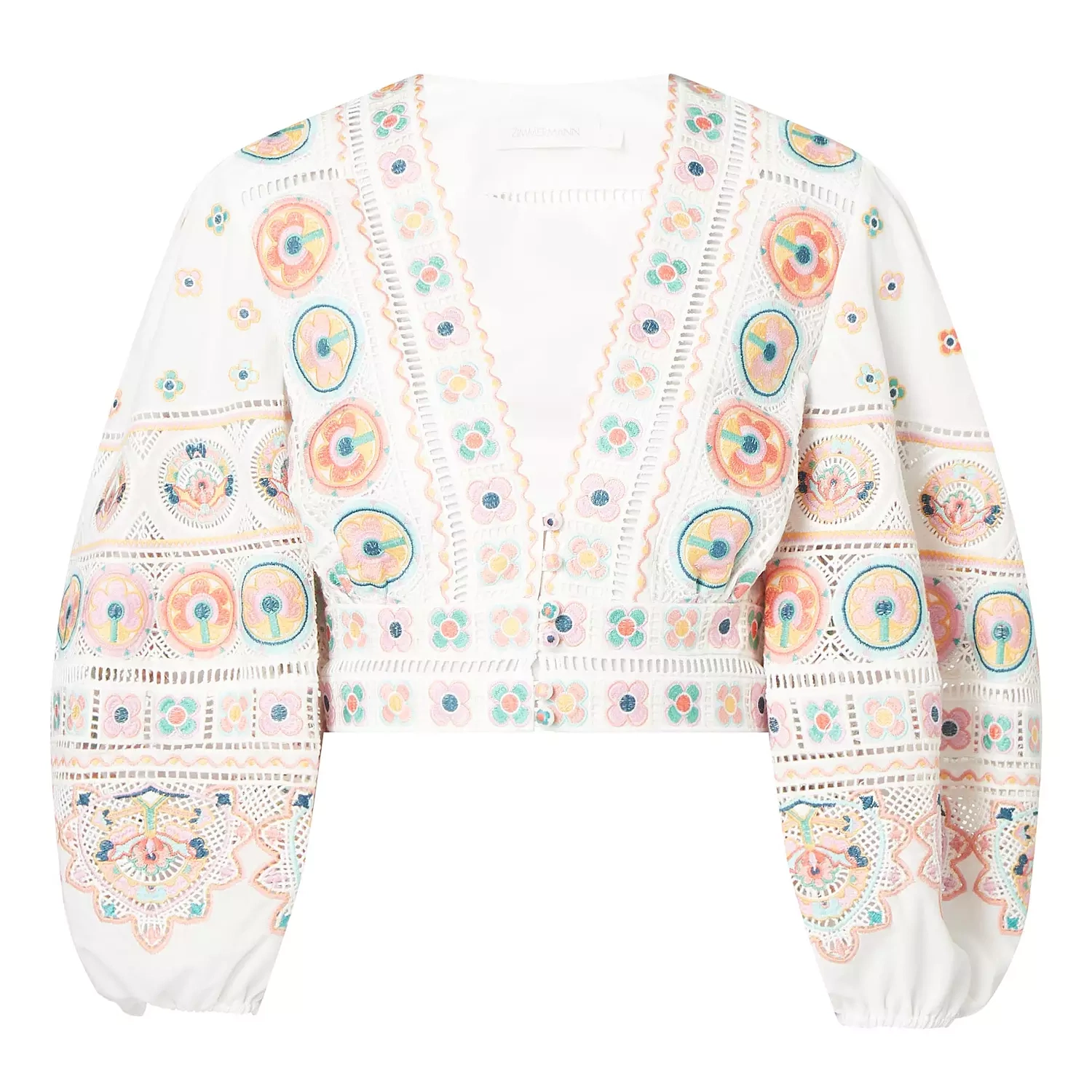 Zimmerman Embroidered Crop Top,  €695