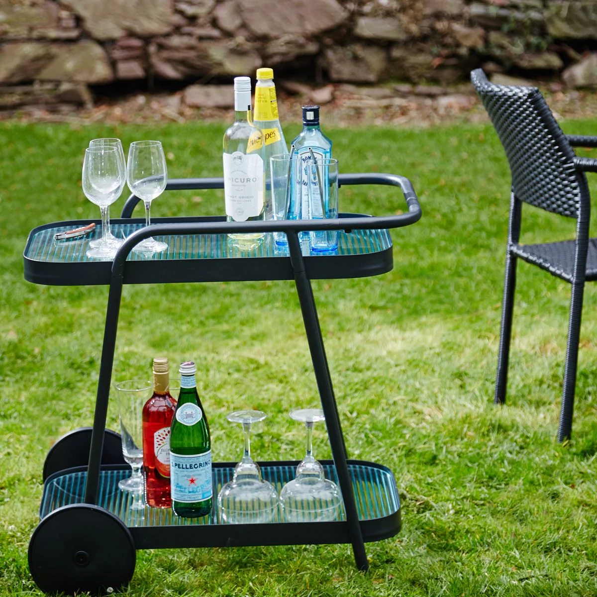 Meadows and Byrne Maribou drinks trolly, €189 