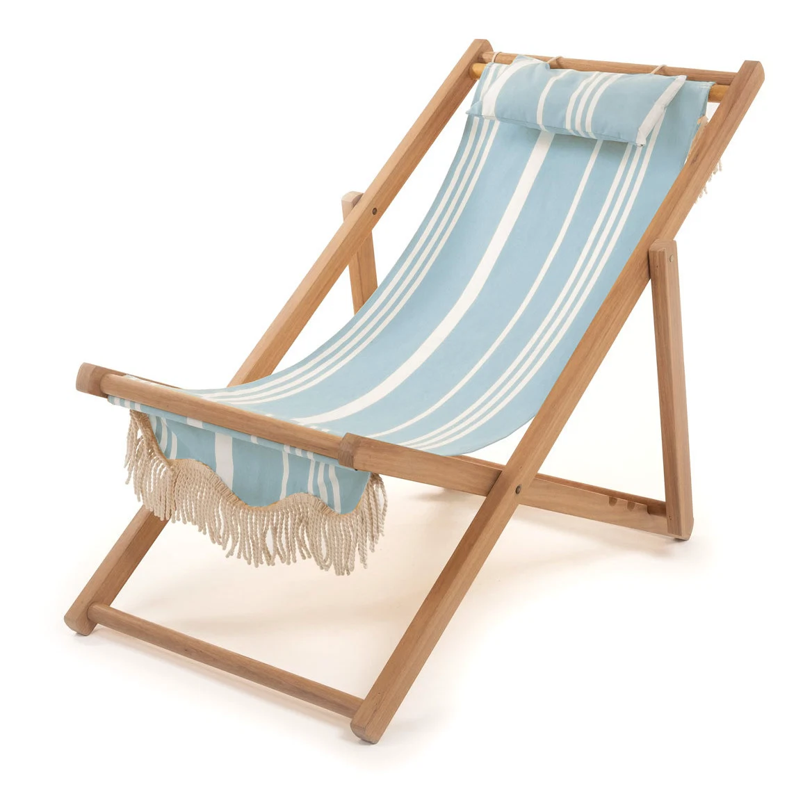 Premium Sling Deckchair Light blue, £207