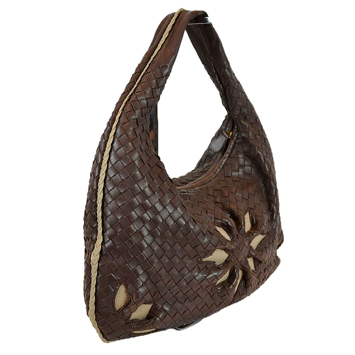 Bottega Veneta Woven Sun Flower Shoulder Bag, €645
