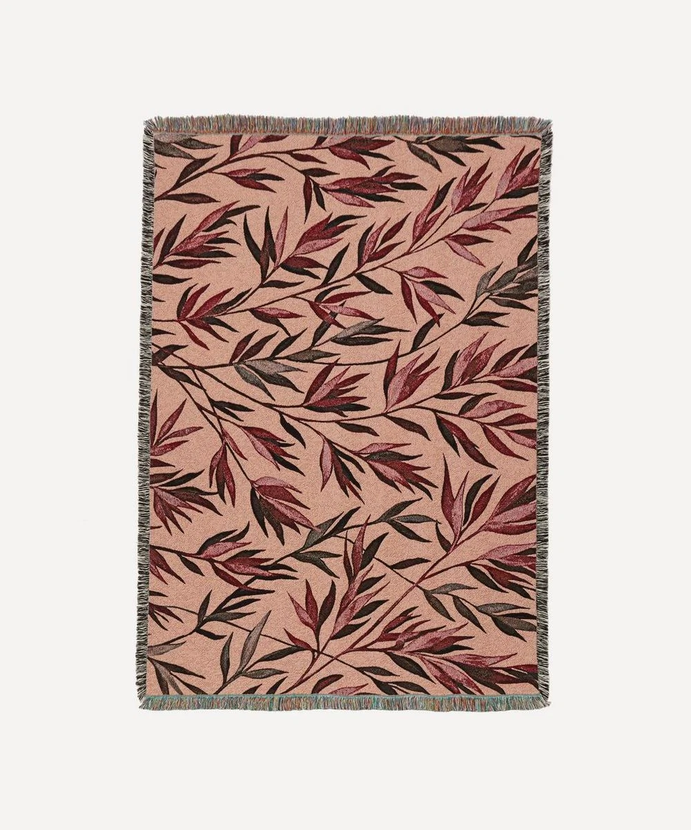 Growth Blush Woven throw, €260, Liberty