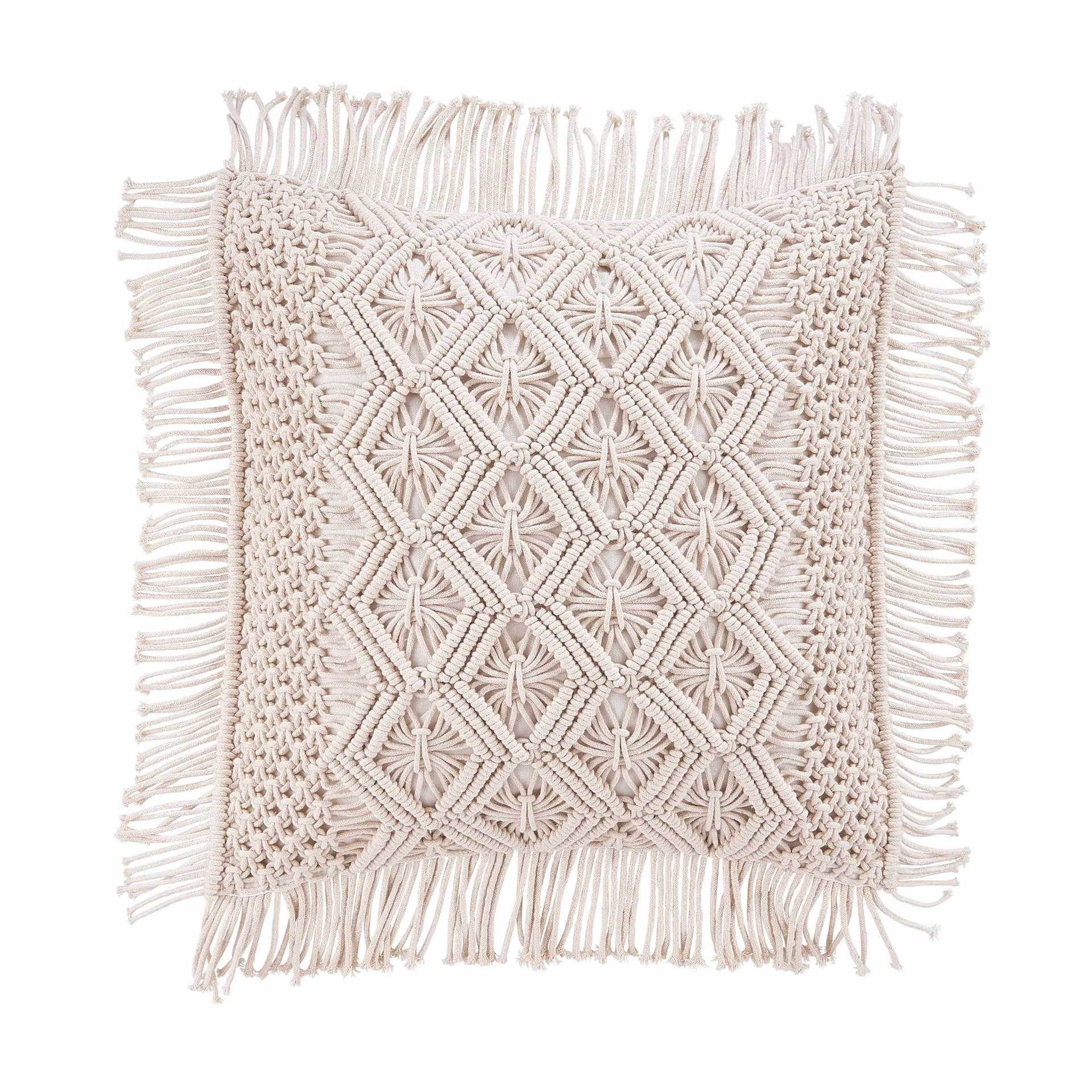 Macramé cushion, €29.99, Butlers