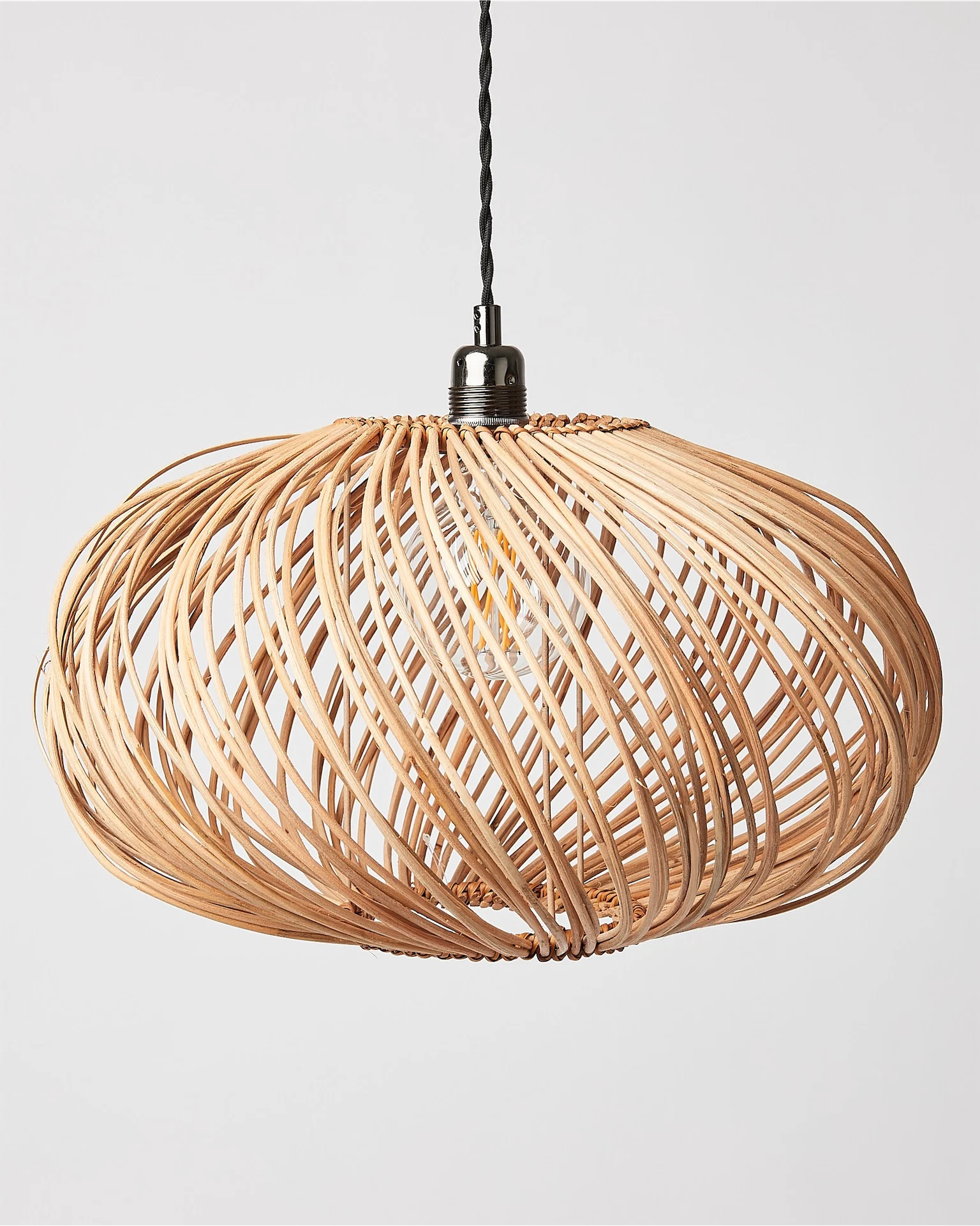 Espiral rattan pendant, €47.50, Oliver Bonas
