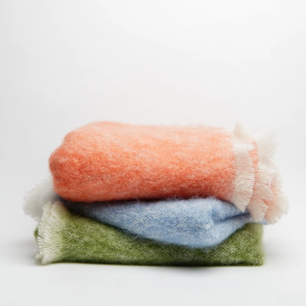 Mohair throw, €165, Irish Design Shop