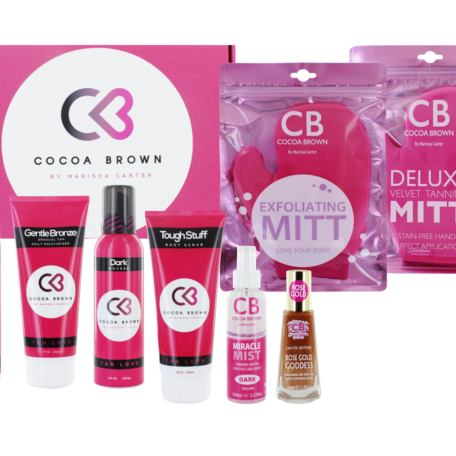 Ultimate tan bundle, Cocoa Brown x Roz Purcell (€35)