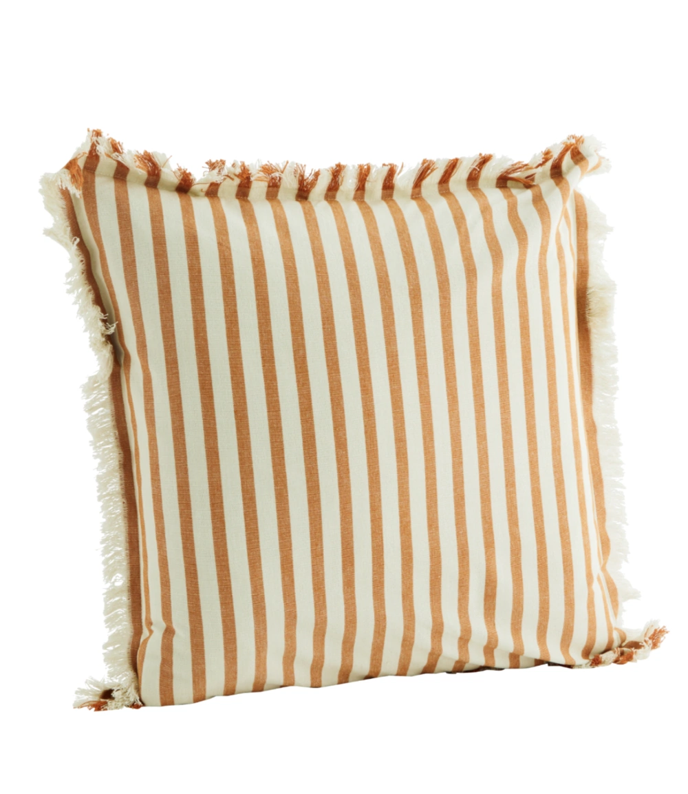 Honey stripe cushion, €32, April and the Bear
