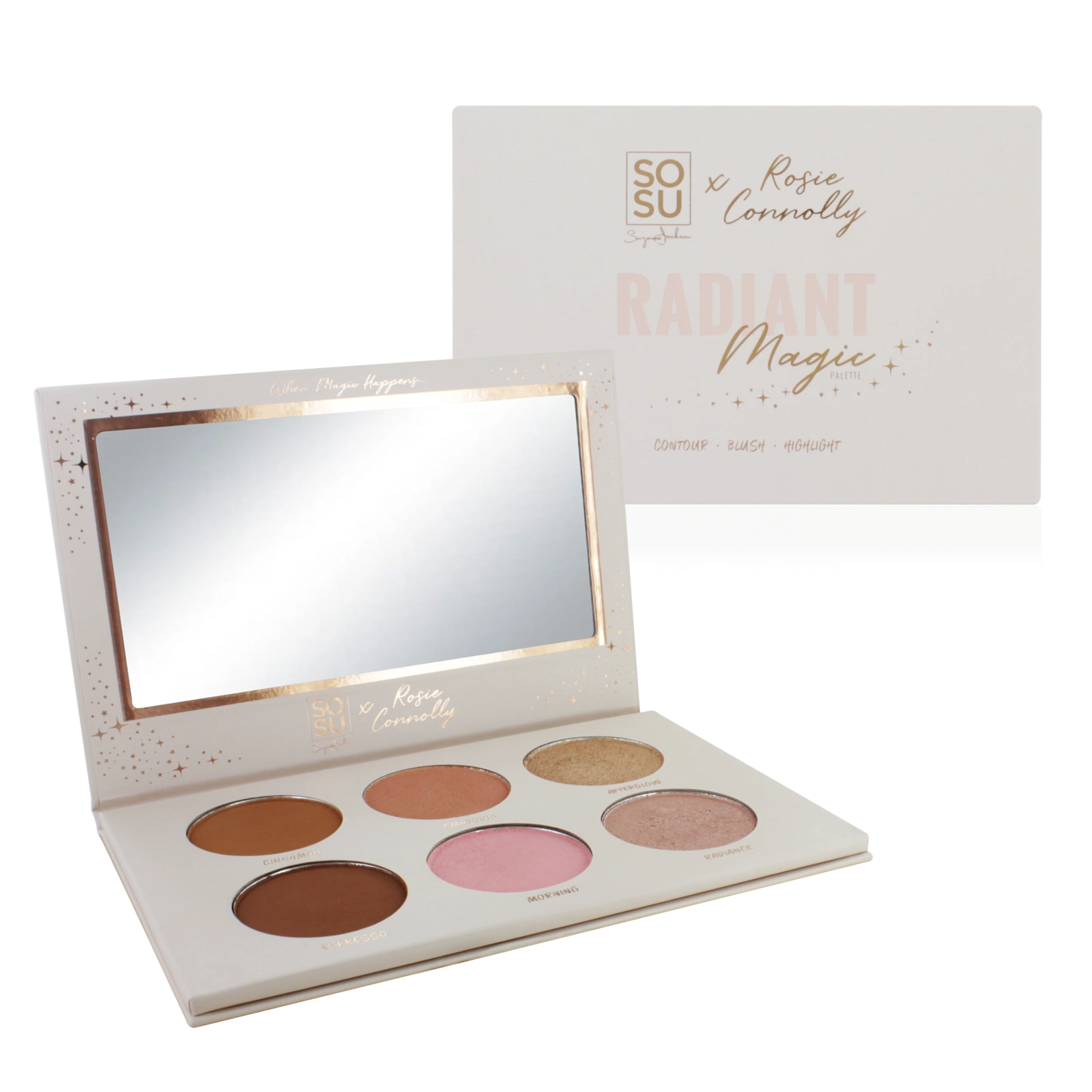 Radiant magic palette, SOSU by SJ x Rosie Connolly (€22)