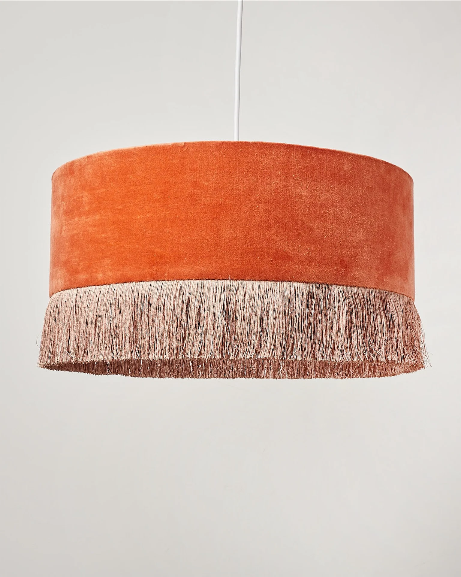 Ero velvet & tassel lampshade, €78, Oliver Bonas