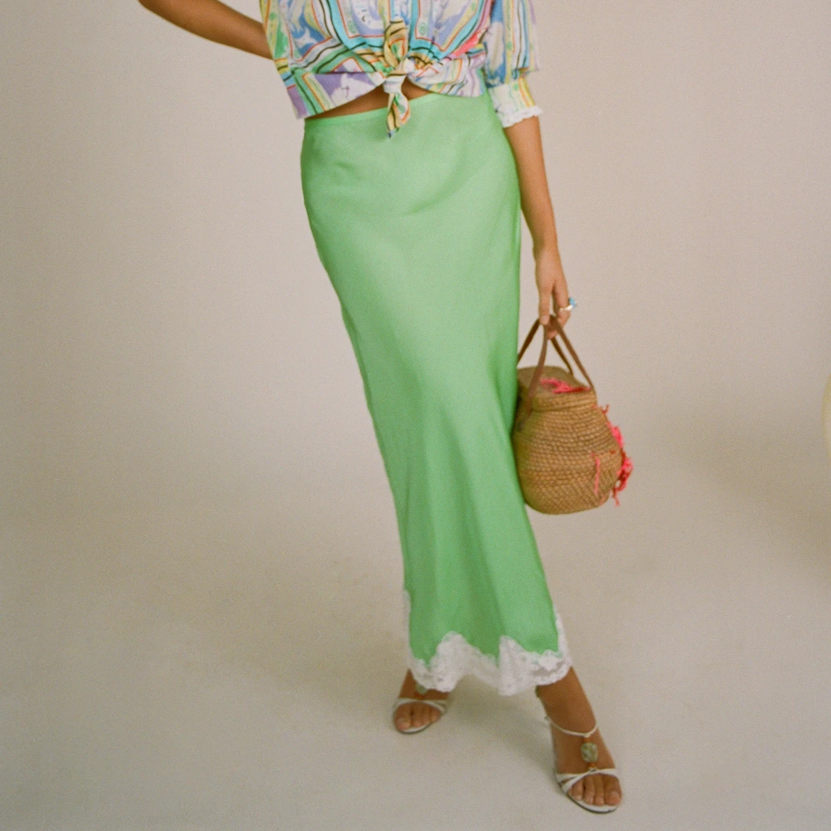 Slip skirt, €216, Rixo