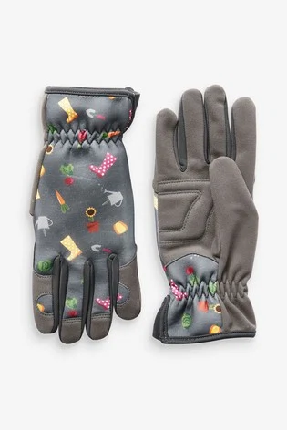 Floral print gardening gloves, €19.50, Next