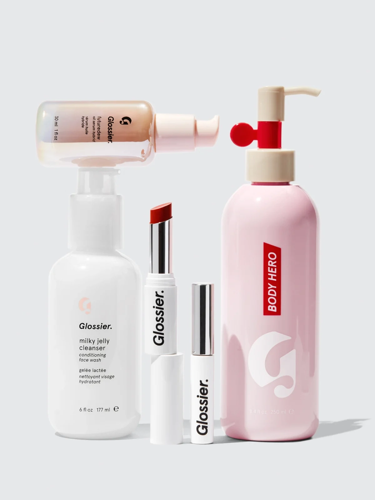 Team Favourites: Futuredew + Boy Brow + Lash Slick + Milky Jelly Cleanser + Oil Wash €62.40, usually €92