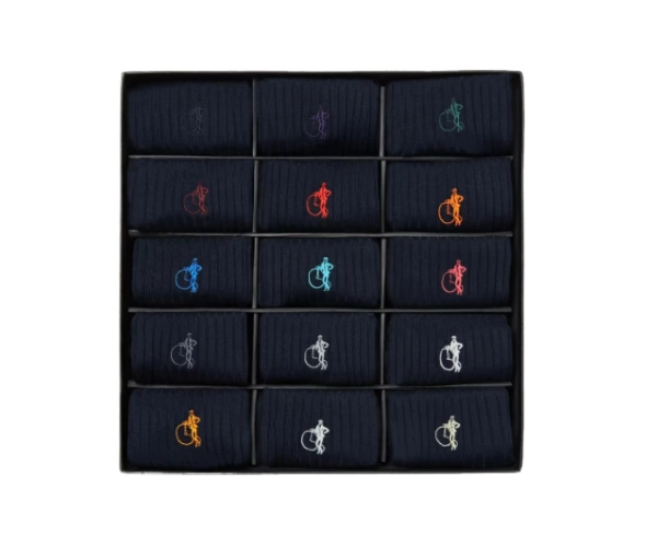 London Sock Co 15-Pack Ribbed Socks, €195