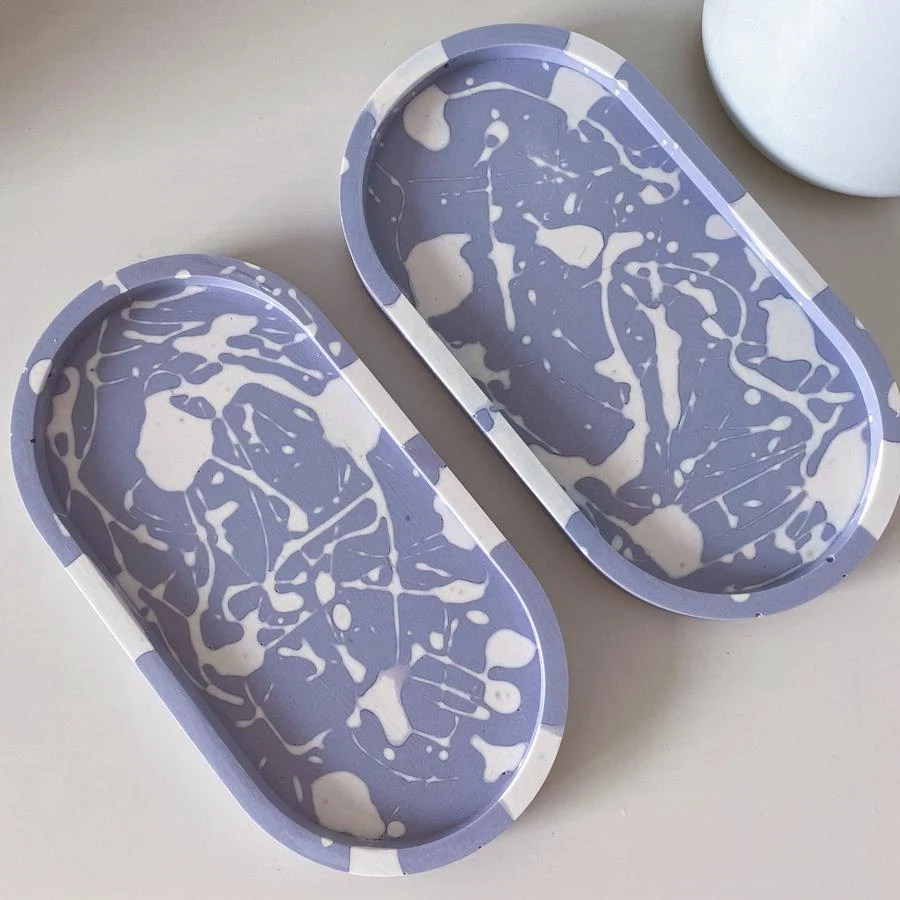 Lavendar oval tray, €25, House of McCarthy