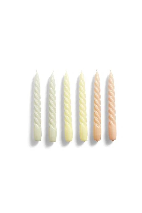 Candle Twist Set of 6, €25, Indigo & Cloth