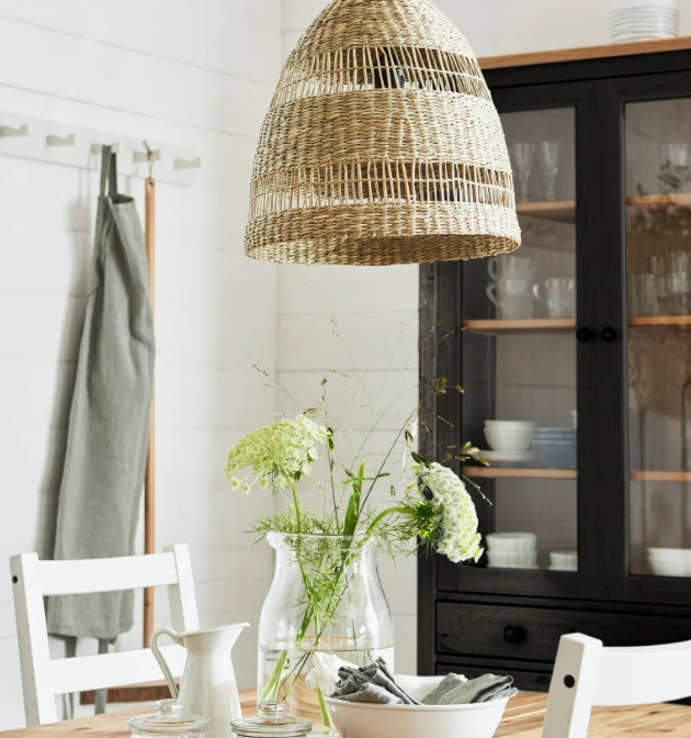 Torared lamp shade, €15, Ikea