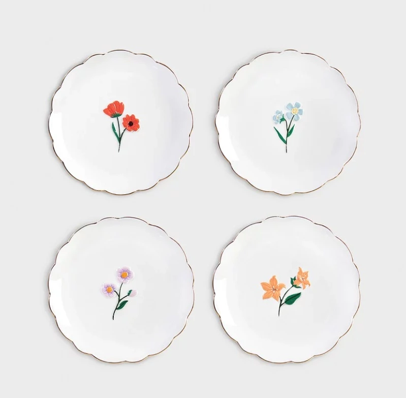 Wildflower Plates set of 4, €58, The Old Mill Stores