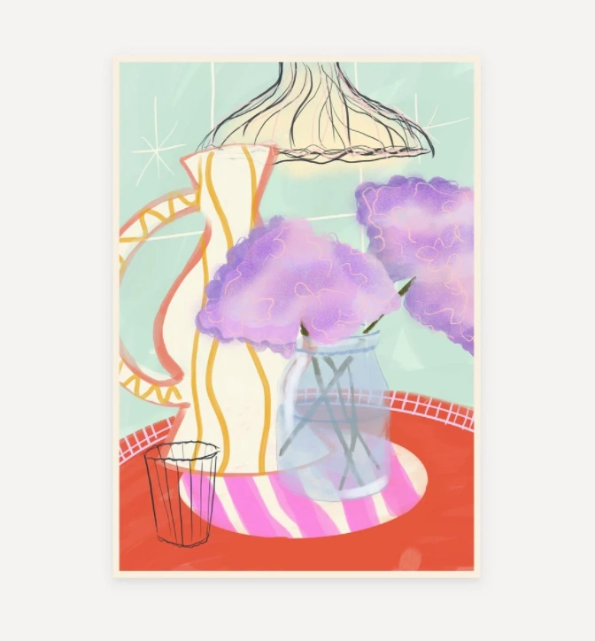 Natalia Bagniewska Spring unframed print, €40, Liberty