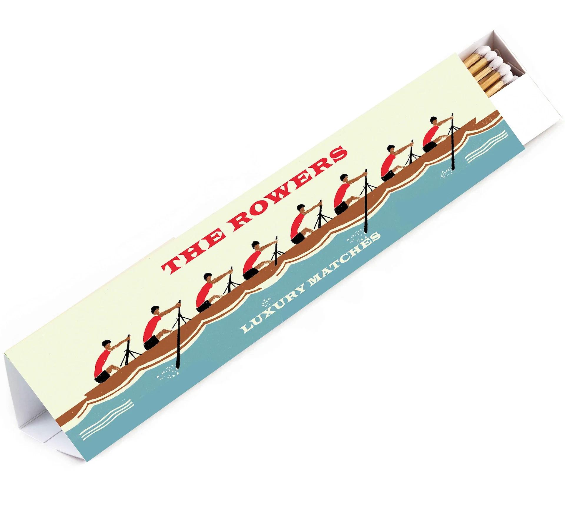 Extra long white-tipped matches, The Rowers, €15.50