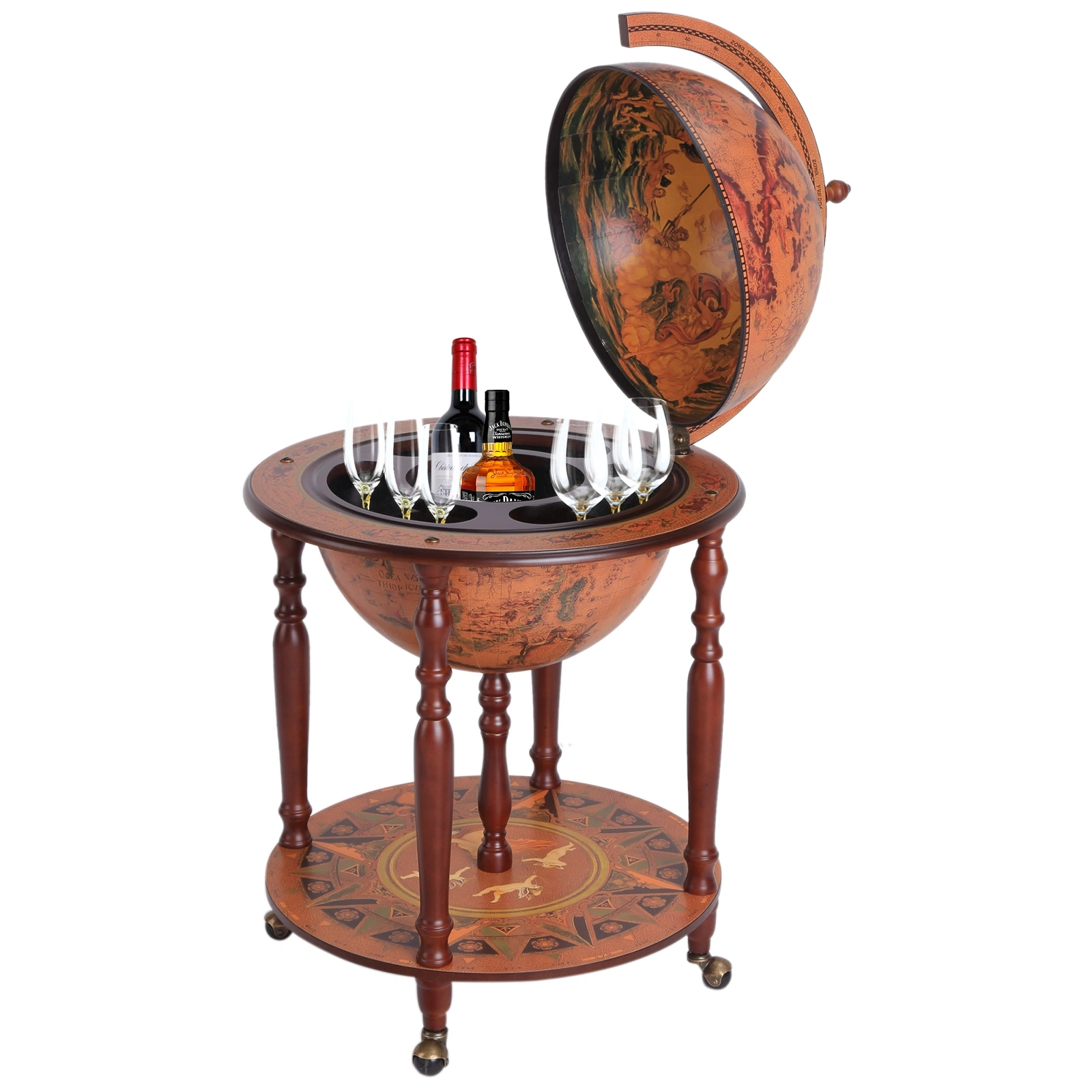 Homcom Retro Globe Drinks Cabinet, €155.99