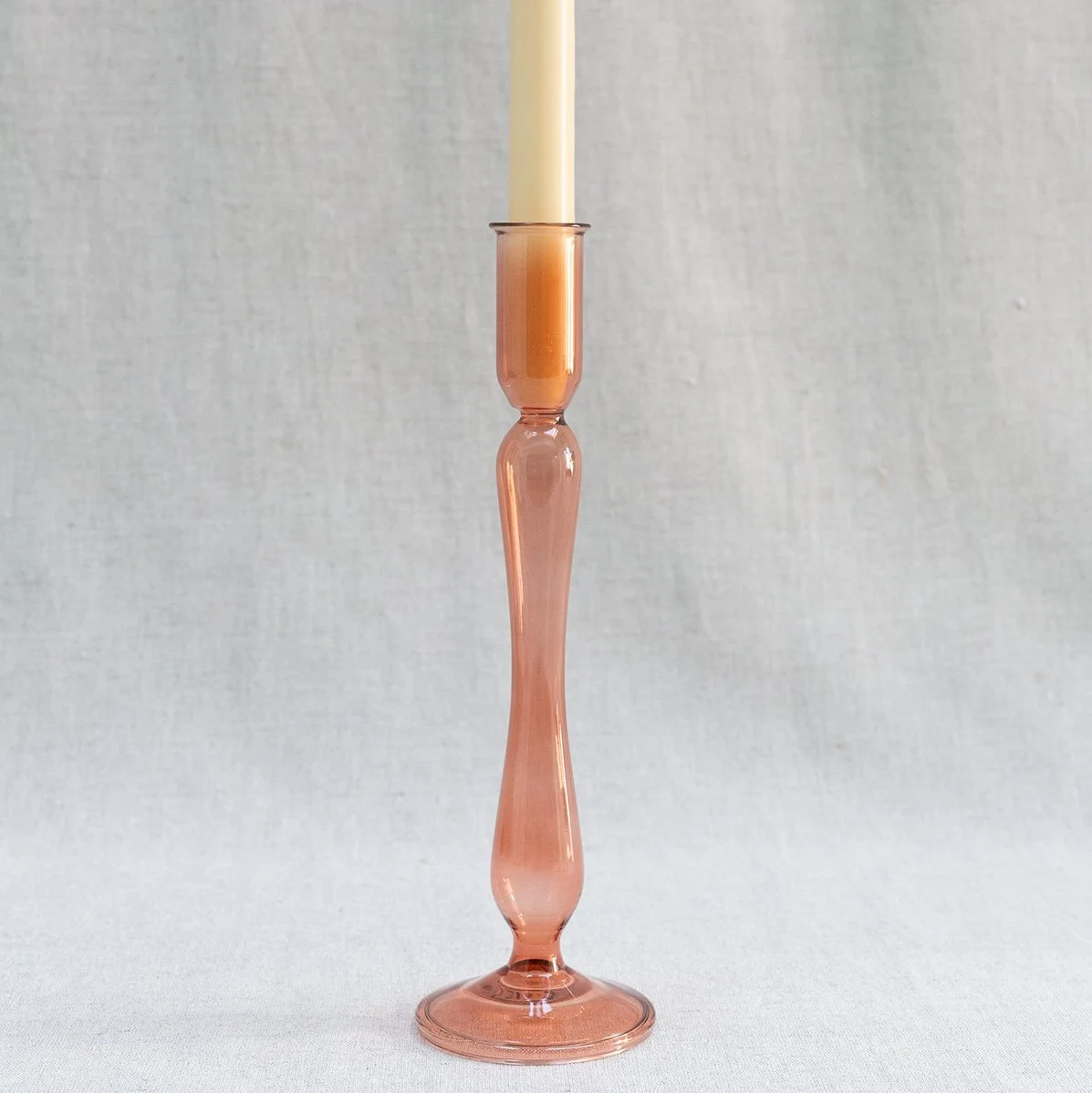 Mid-Century candlestick, terracotta, €29.50