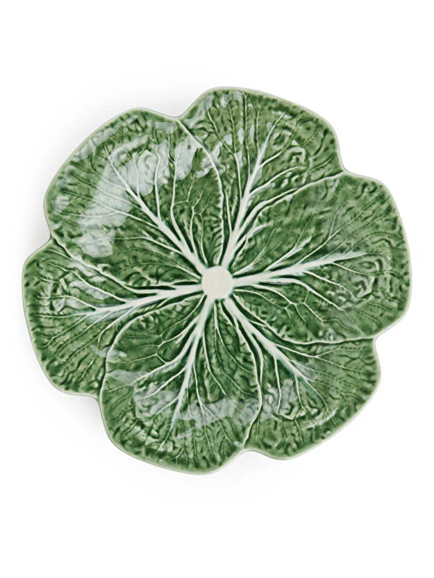 Bordallo Pinheiro Cabbage dinner plate, €14, Arket