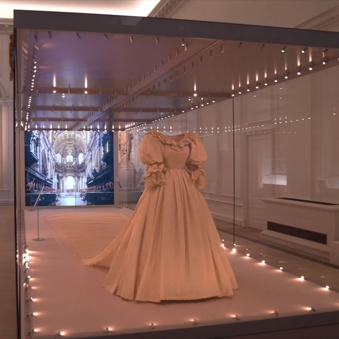 Princess Diana’s wedding dress on display at Kensington Palace for the first time in 25 years