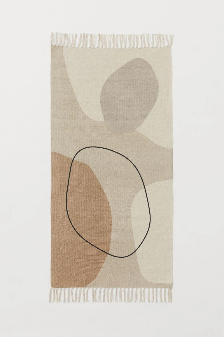 Cotton rug, €22.99, H&M