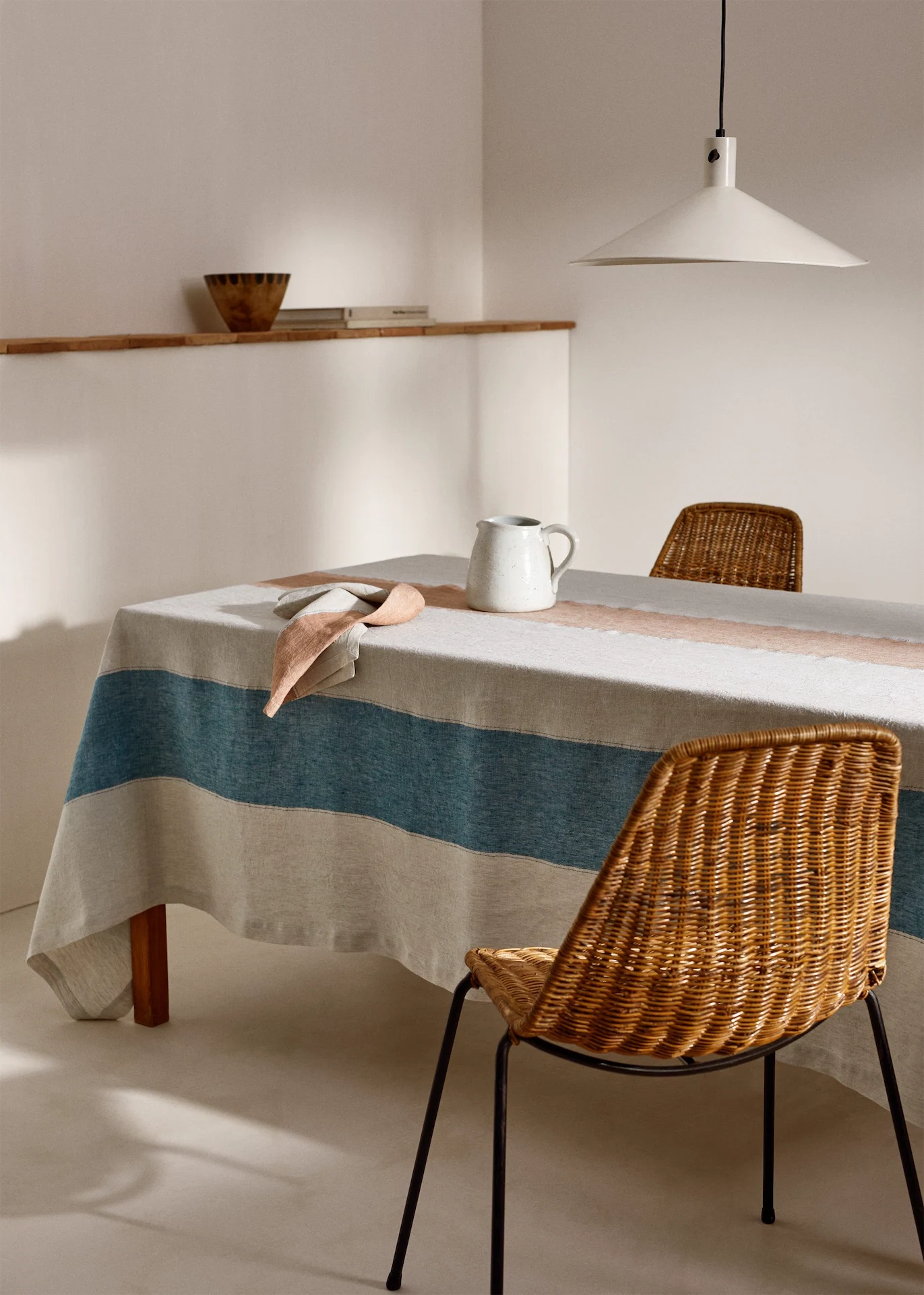 Linen printed tablecloth, €99.99