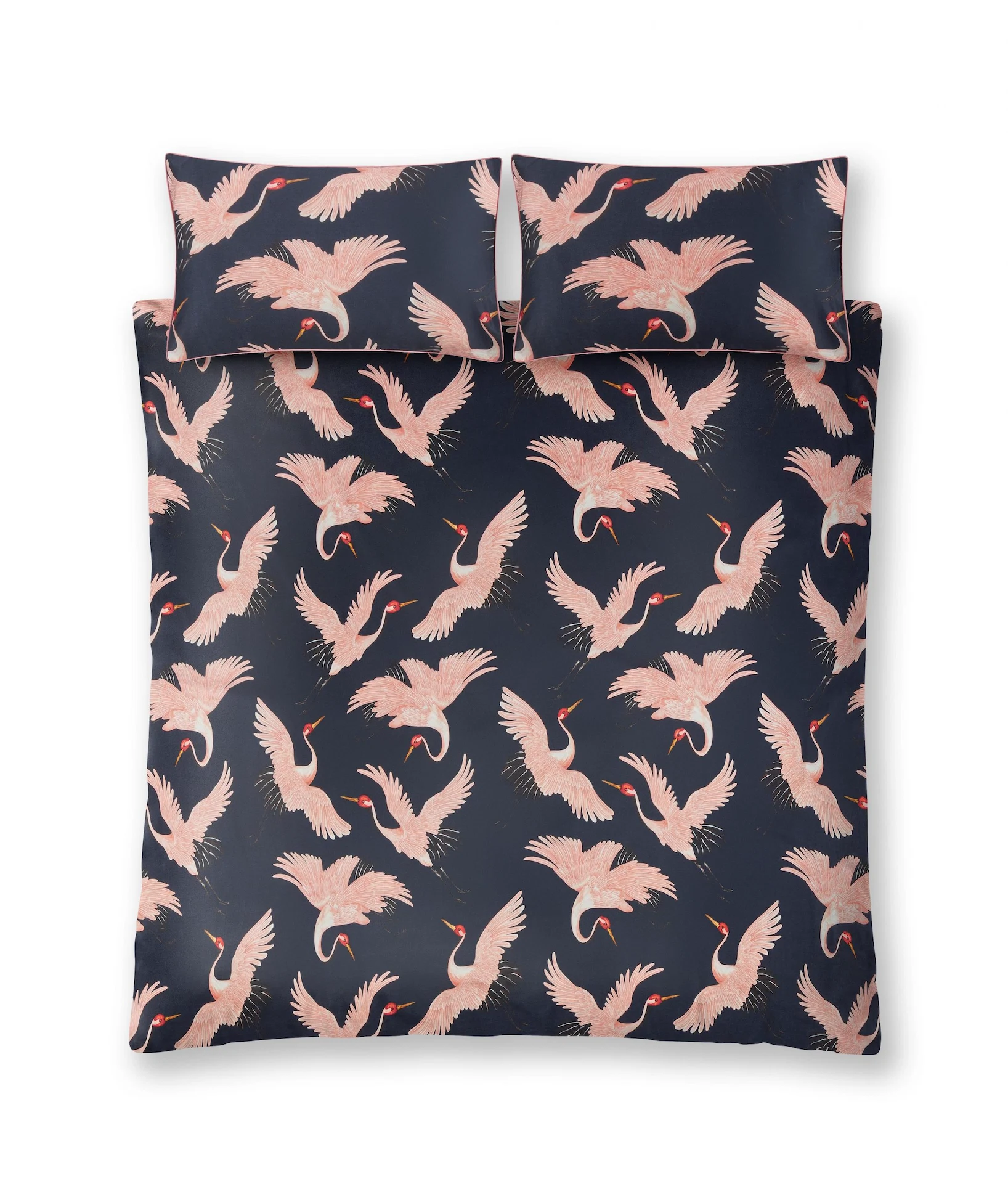 Oriental Birds bed set, from £85