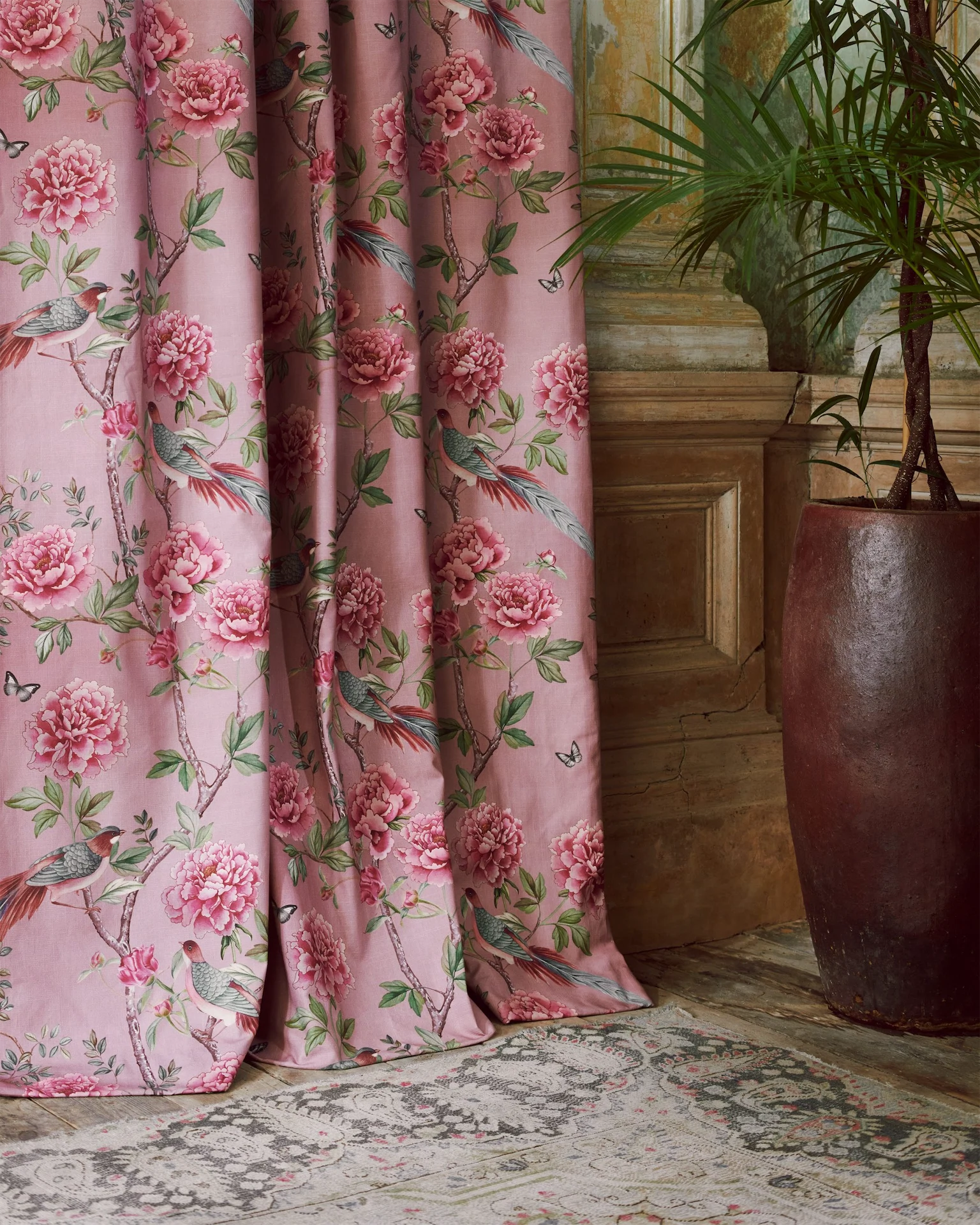 Vintage Chinoiserie fabric, £35 per metre