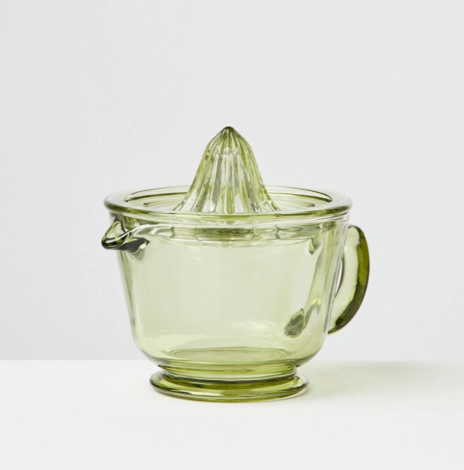 Green Glass Fruit Juicer & Jug, €17.50, Oliver Bonas