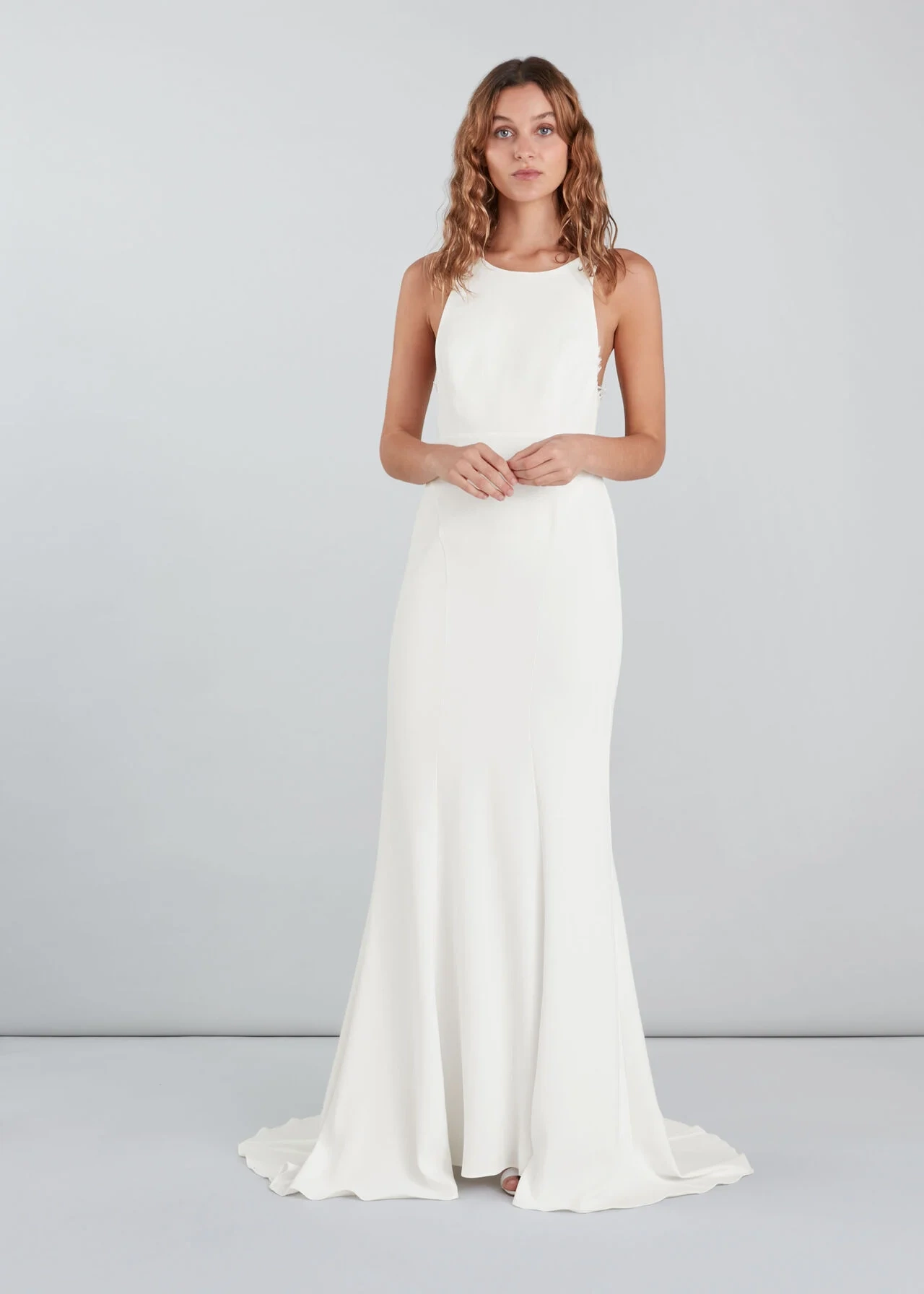 Lina Lace Insert Wedding Dress, €649, Whistles