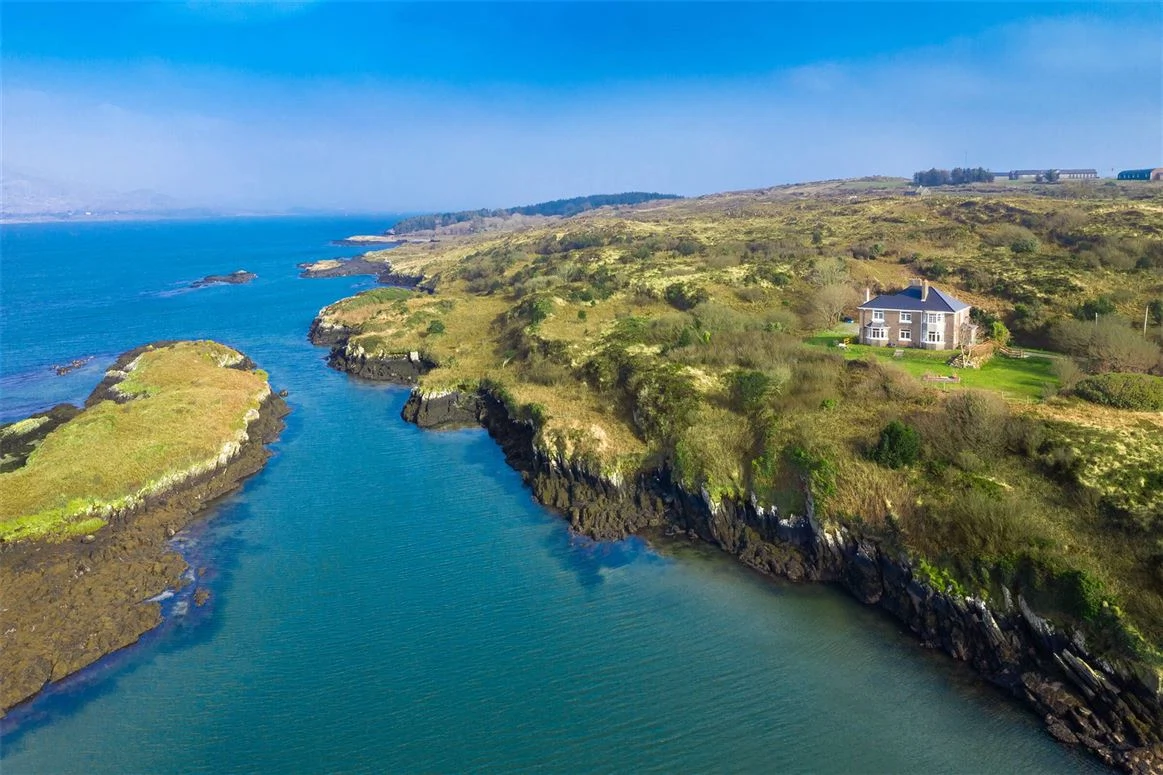 Foreshore access and stunning sea views in this historic West Cork home for sale for €345,000