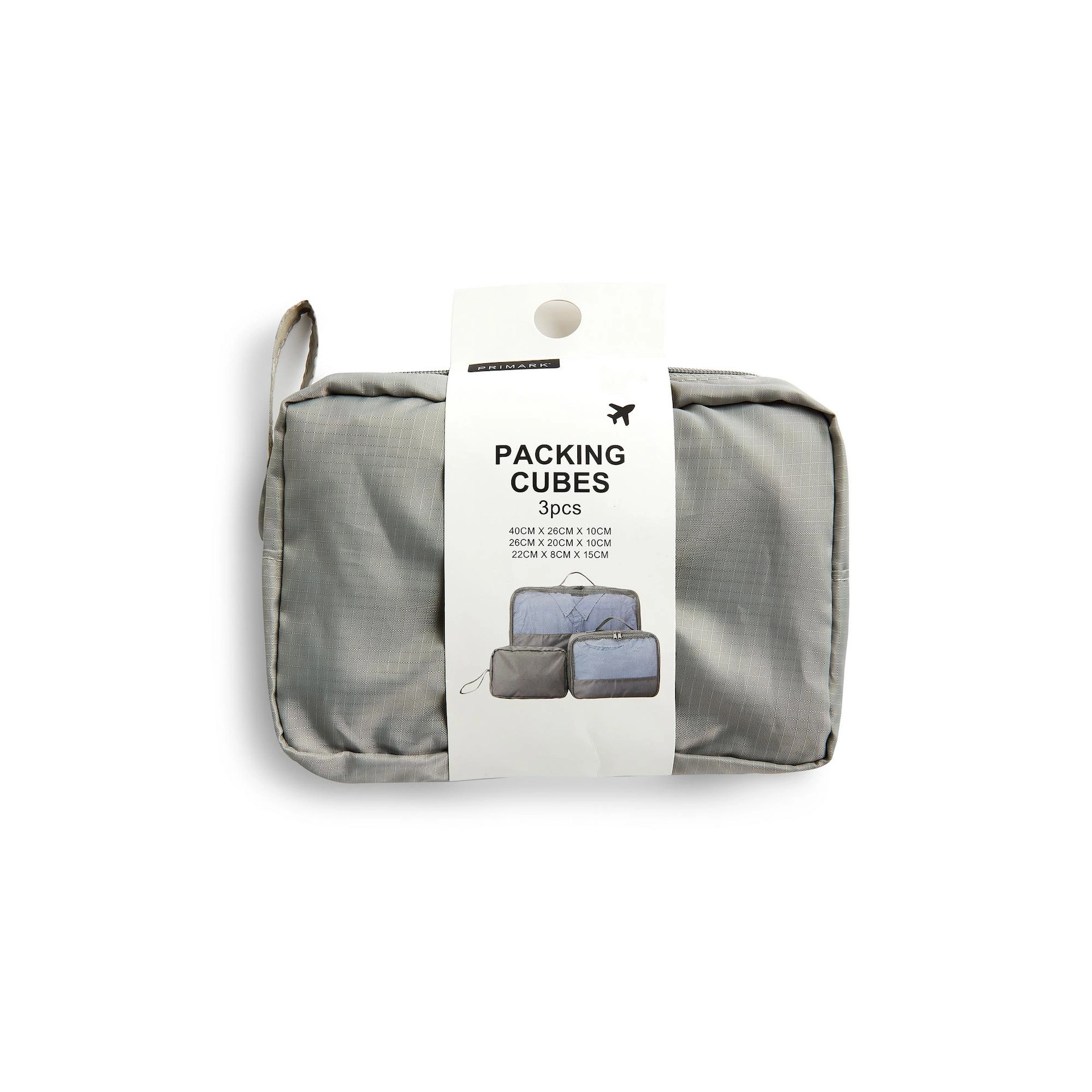 Penneys Grey Packing Cubes, €6