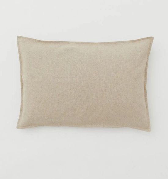 Linen-blend cushion cover, €12.99, H&M