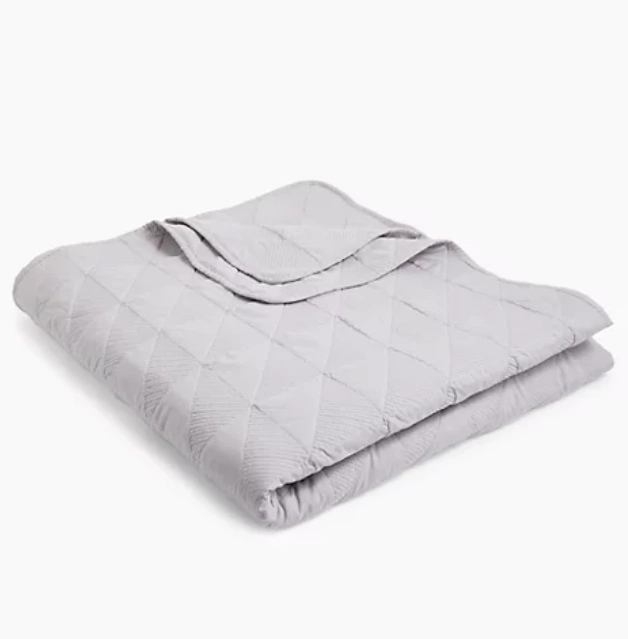 Abstract quilted throw, from €40, M&S