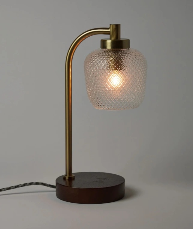 Luce wireless charging desk lamp, €140, Oliver Bonas