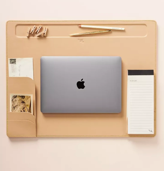 Maren leather desk blotter, €99, Anthropologie