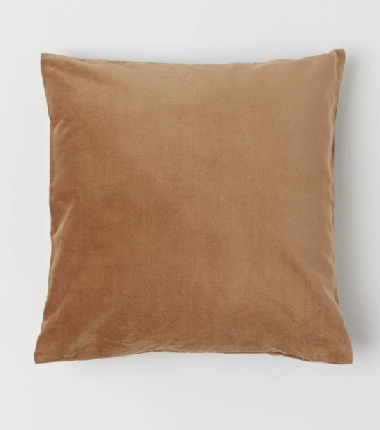 Velvet cushion cover, €5 was €7.99, H&M