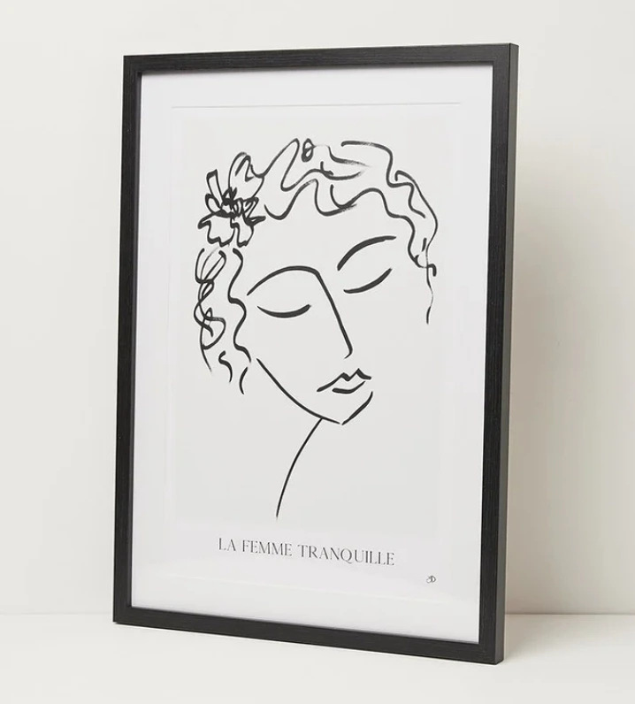 Framed wall art, €59 was €120, Oliver Bonas