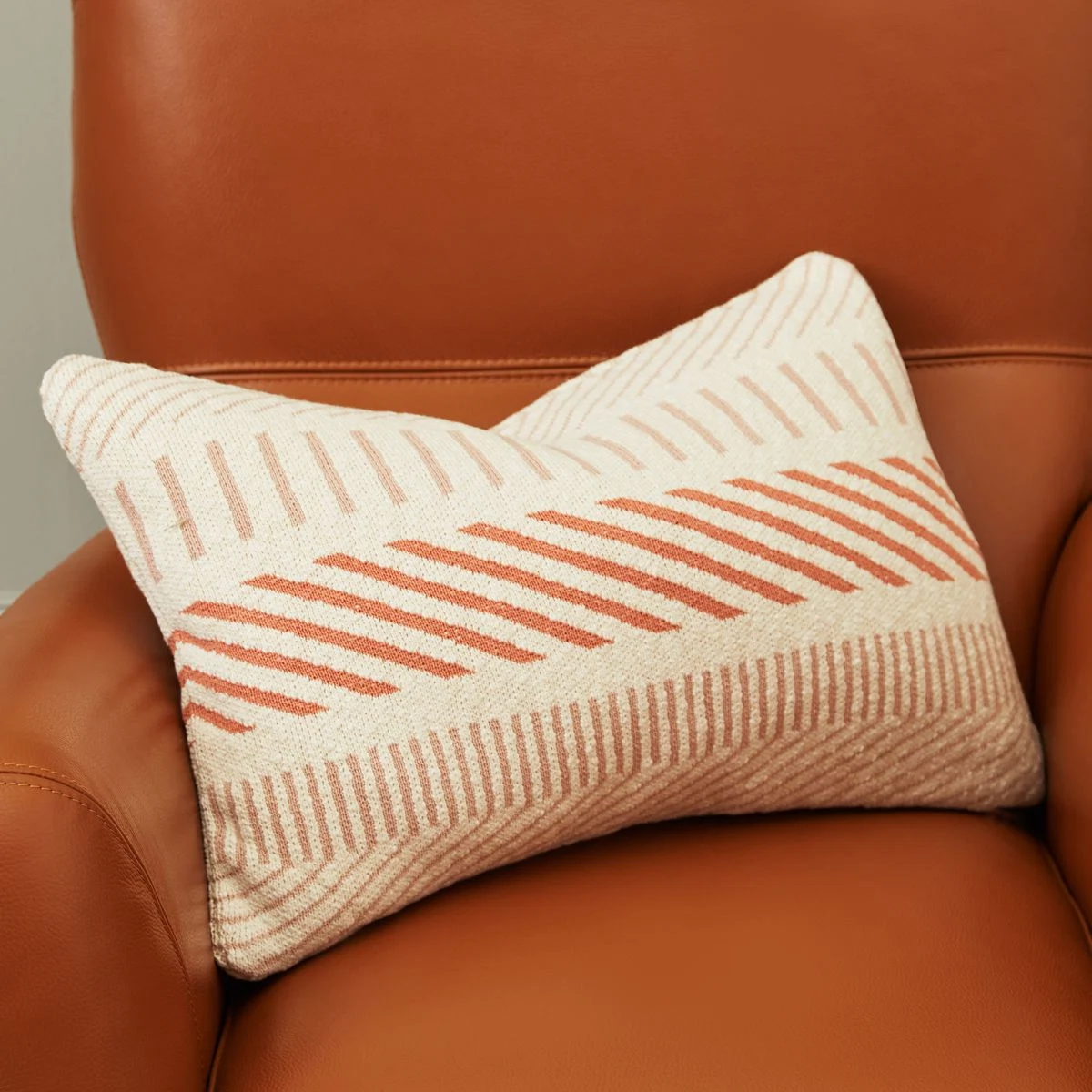 Markett blush cushion, €19.95 was €39.95, Meadows & Byrne