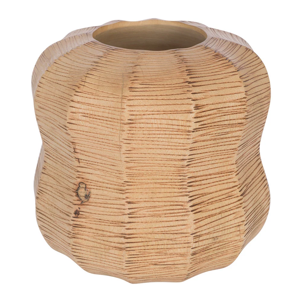 Wicker Effect wooden vase, €40 was €80, Amara